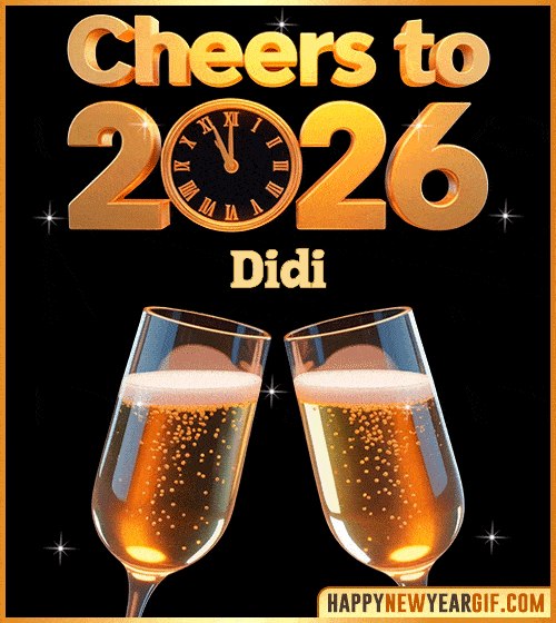 GIF Cheers 2026 toast gif Didi