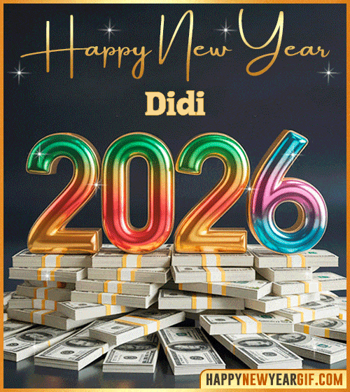 GIF Happy New Year 2026 Animated Didi