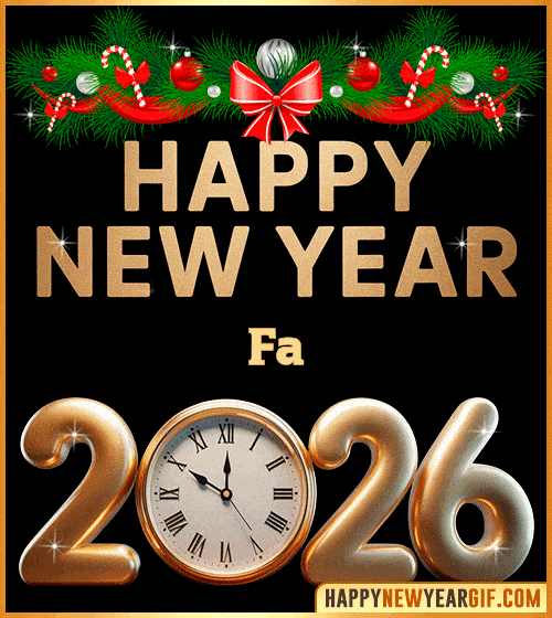 Gif Happy New Year 2026 Fa