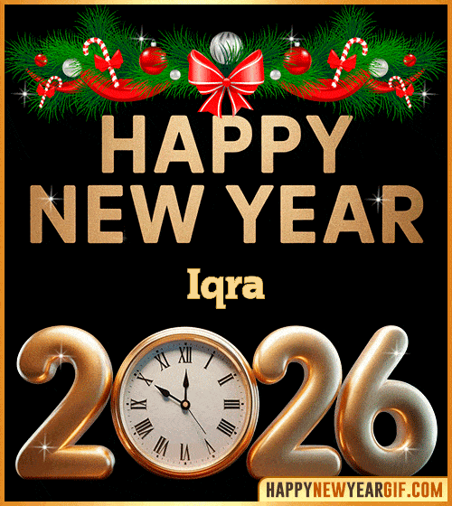 GIF Gif Happy New Year 2026 Iqra