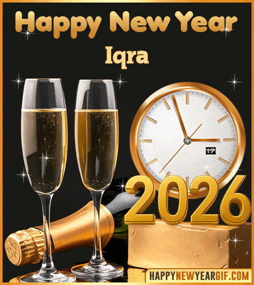 GIF Happy New Year 2026 Wishes Iqra