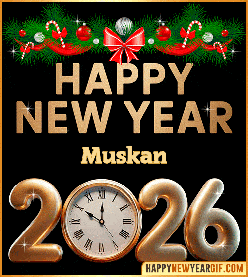 GIF Gif Happy New Year 2026 Muskan