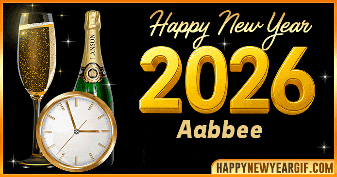 Happy New Year 2026 Aabbee GIF
