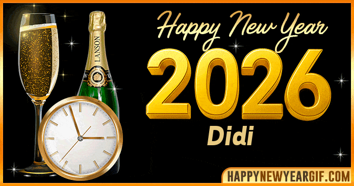 Happy New Year 2026 Didi GIF